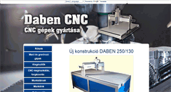 Desktop Screenshot of cncmachine.hu