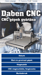 Mobile Screenshot of cncmachine.hu